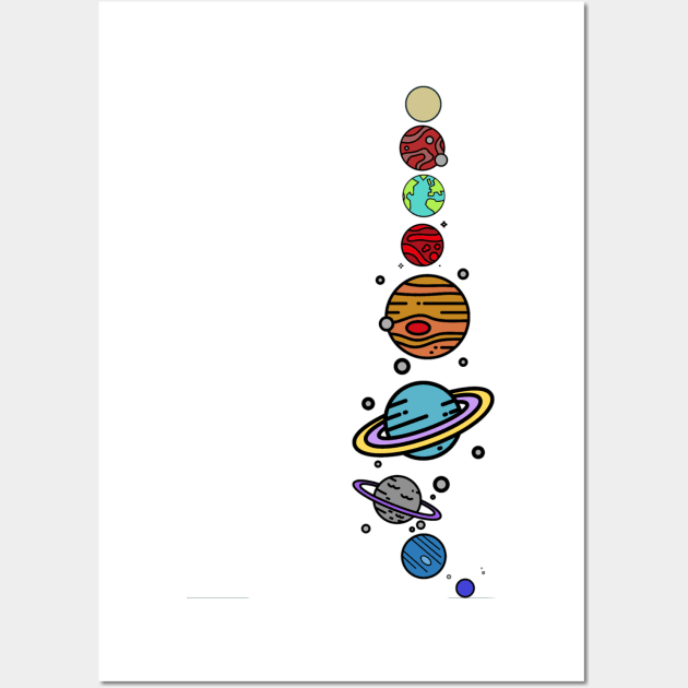 The Planets Wall Art by Artristahx